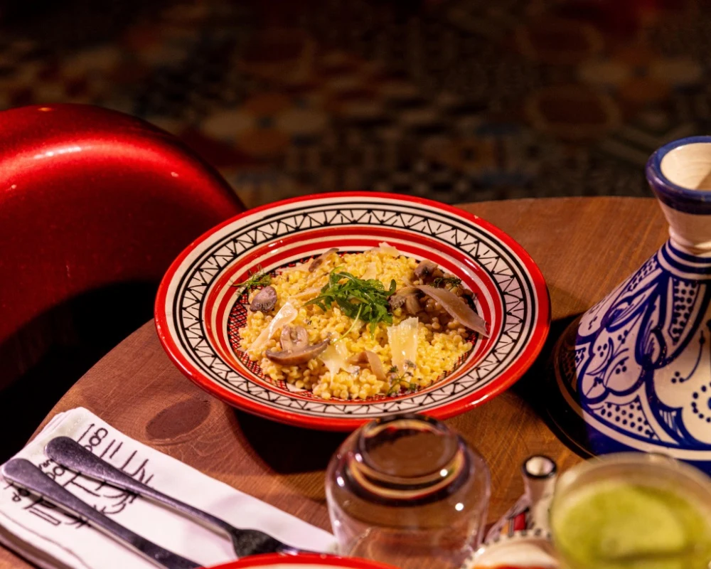 Mhammasa truffle risotto