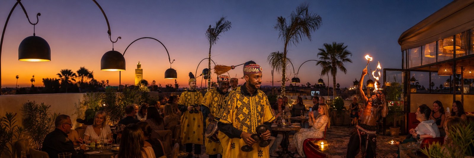 Restaurants with live shows in Marrakech